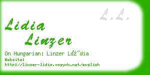 lidia linzer business card